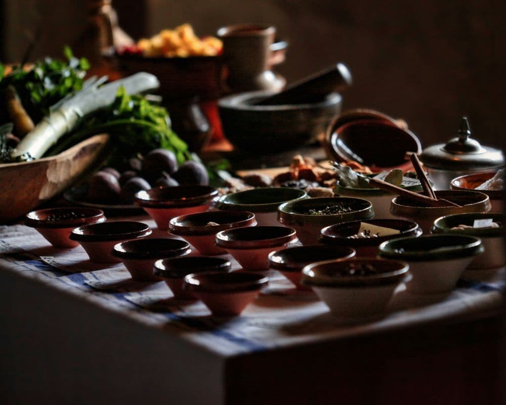 Refined culinary composition reflecting Ottoman-inspired gastronomy in an intimate atelier setting in Istanbul.